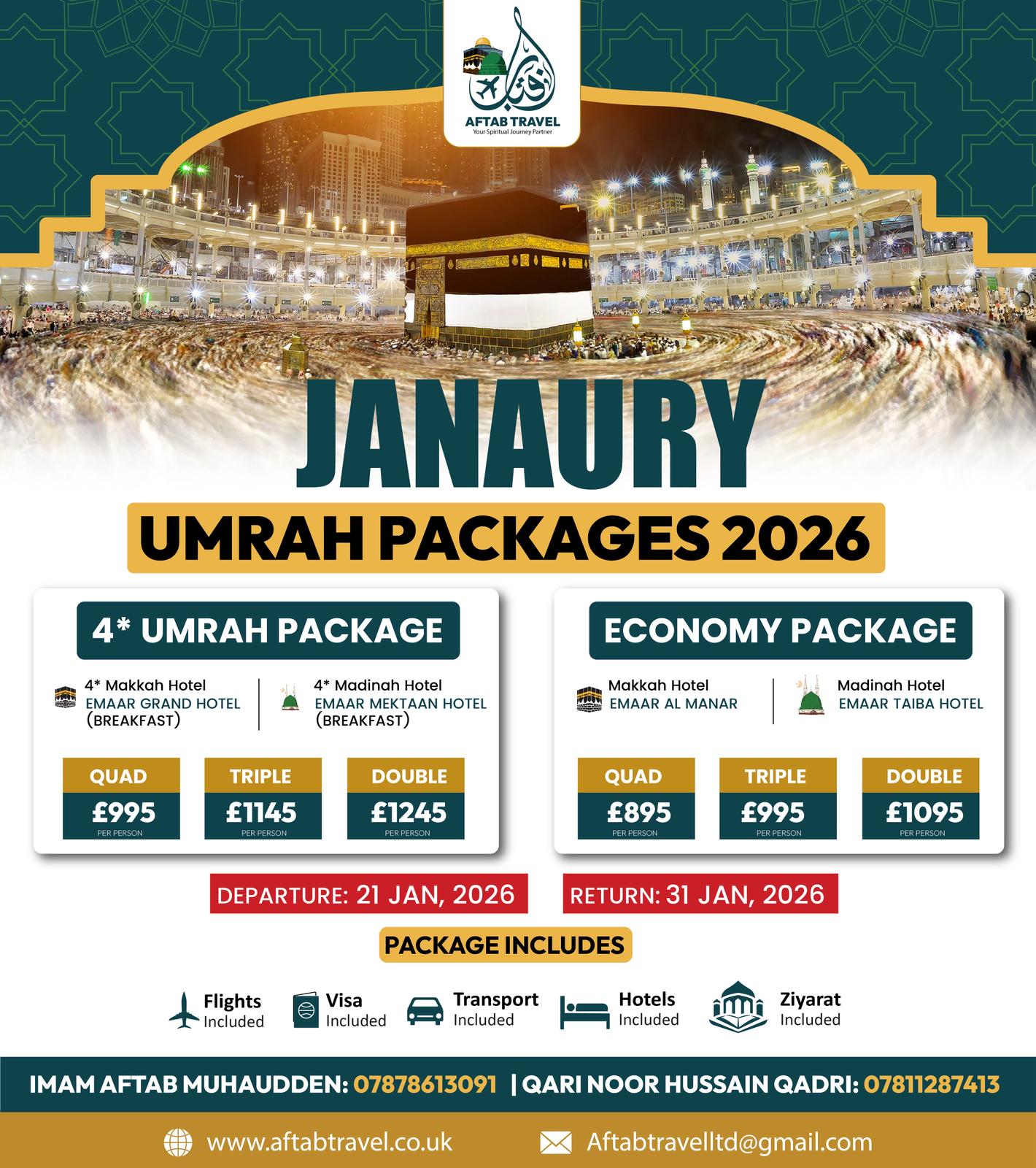 Jan Umrah Package